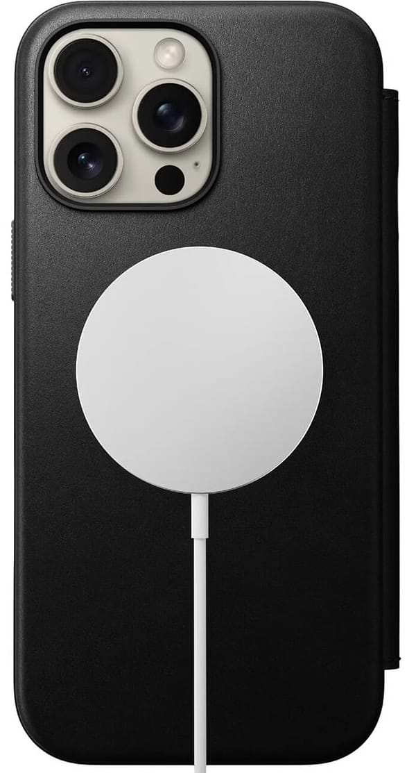 Фото - Чохол для смартфону Nomad Modern Leather Folio Back for iPhone 16 Pro Max (NM01675785)