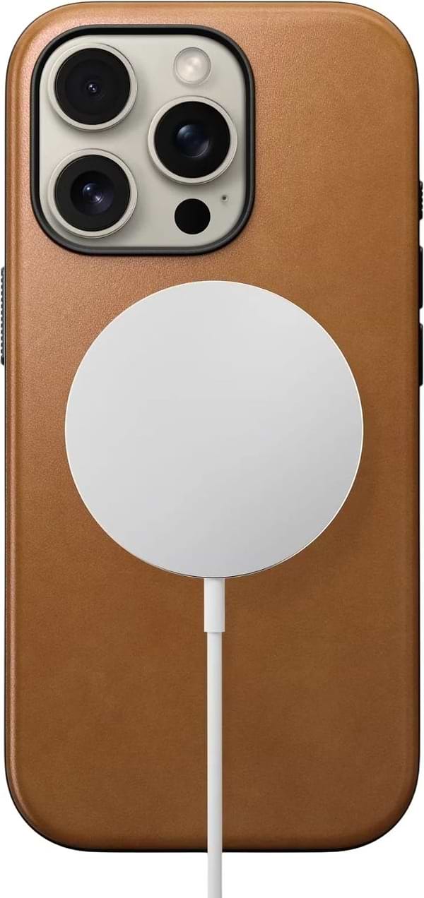 Фото - Чохол для смартфону Nomad Modern Leather English Tan for iPhone 16 Pro Max (NM01691785)