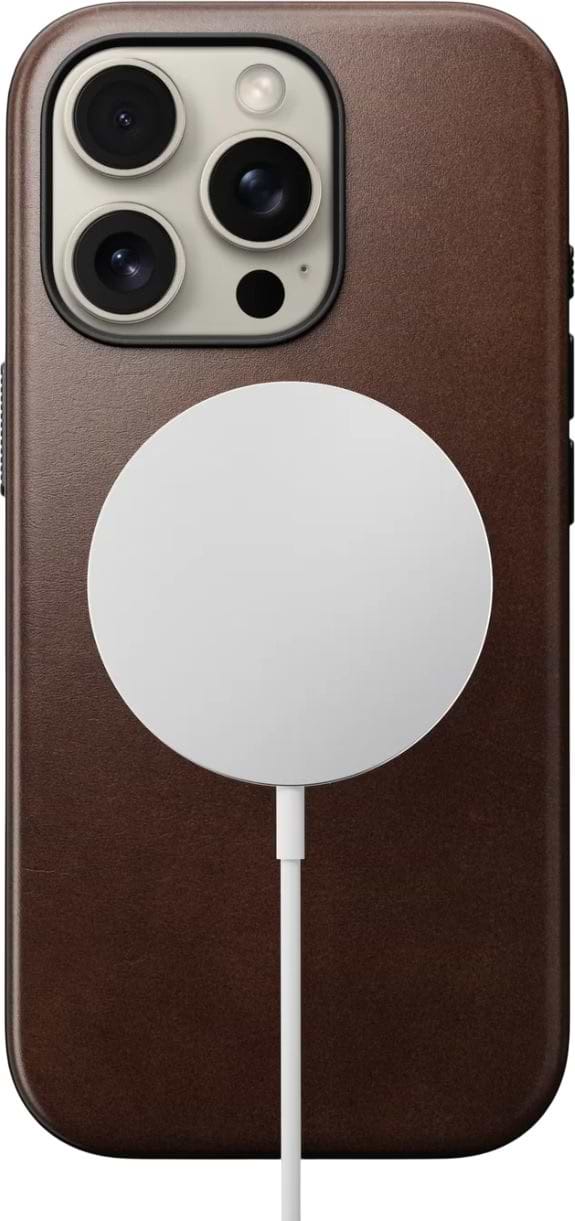 Фото - Чехол для смартфона Nomad Modern Leather Rustic Brown Horween for iPhone 16 Pro Max (NM01689485)