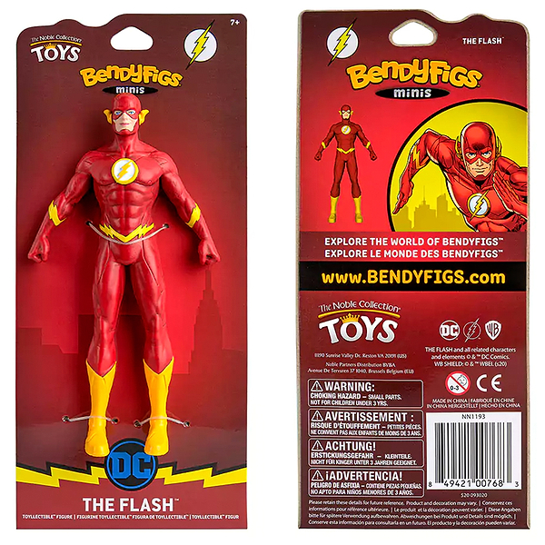 Фото - Коллекционная фигурка Bendyfig DC COMICS Flash Mini Bendyfig (NN1193)