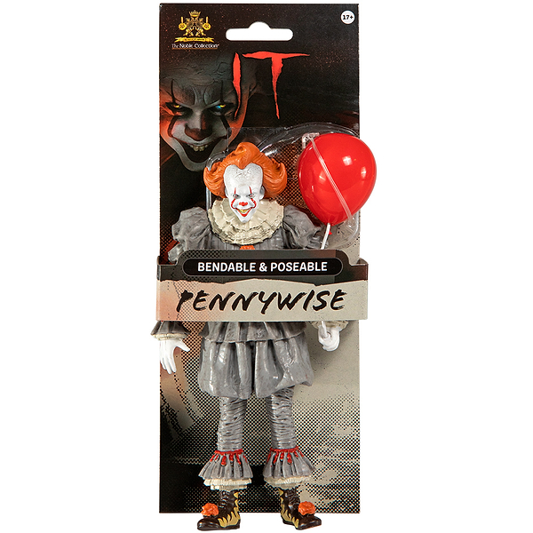 Фото - Коллекционная фигурка Noble Collection IT Pennywise Mini Bendyfig 19 см (NN5048)