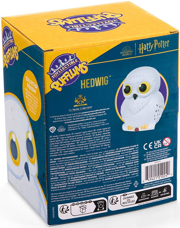 Фото - Стретч-антистрес Noble Collection Harry Potter Hedwig - Pufflums 18.5 см (NN8169)