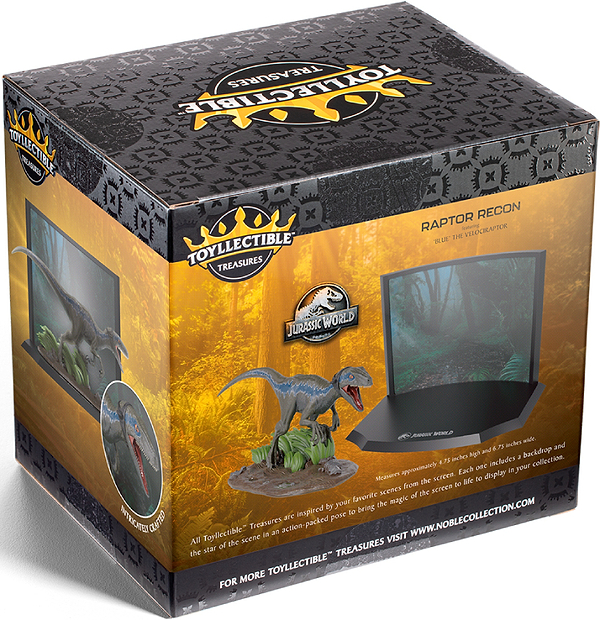 Фото - Колекційна фігурка Noble Collection JURASSIC WORLD Toyllectible Treasures - Blue 19 см (NN9750)