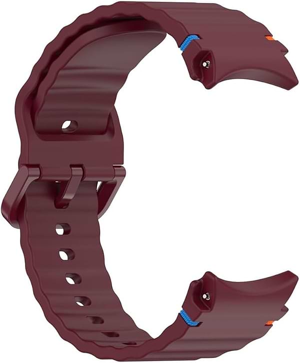 Фото - Ремінець для смарт-годинника BeCover Ribbed Tape for Samsung Galaxy Watch (20mm) 3 41mm/4 40mm-44mm/5 40-44mm/6 40-44mm/7 40-44mm Red Wine (712049)