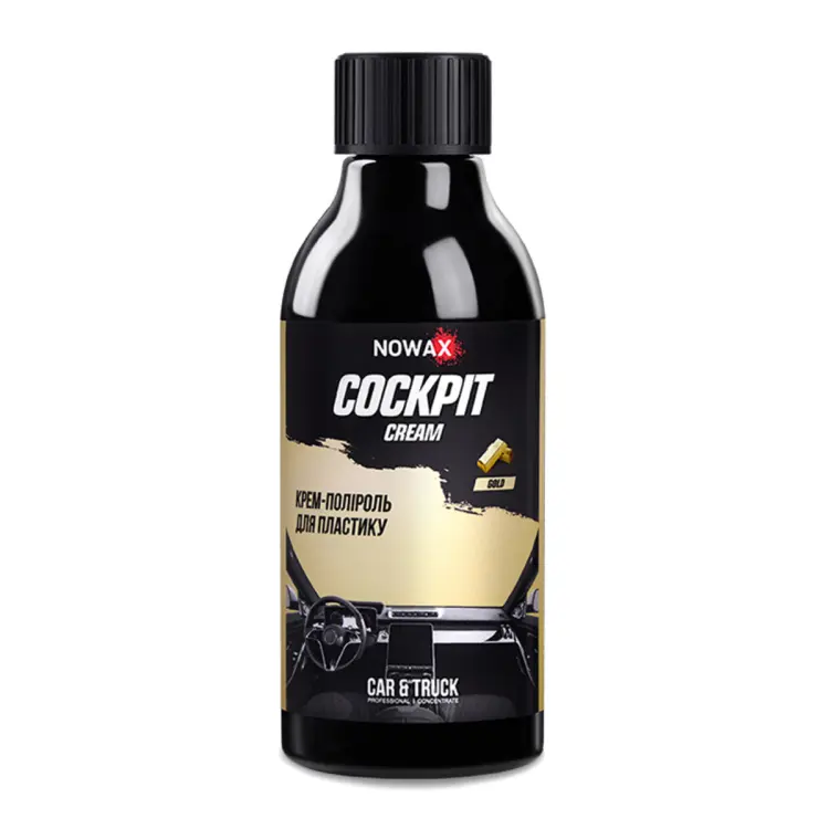 Полироль для авто NOWAX Cockpit Cream Gold 280 мл (NX86965)