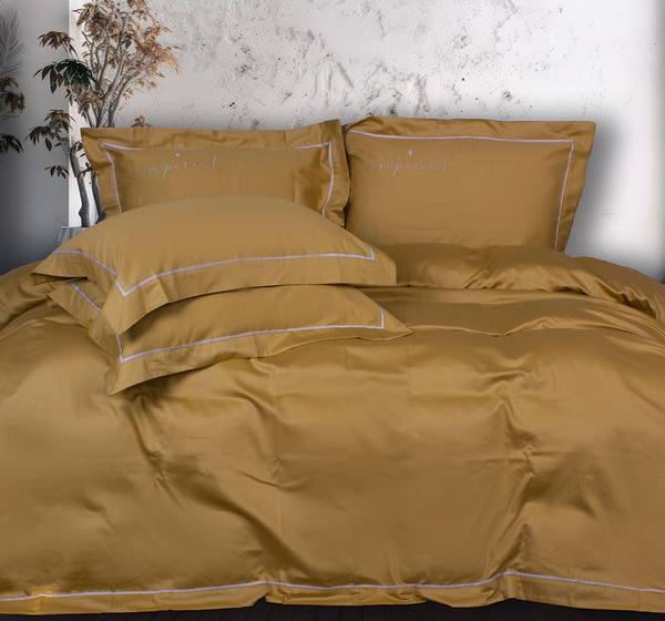 Фото - Простирадло двоспальне MirSon Imperial Satin Genoa 180х200 см (2200008581350)