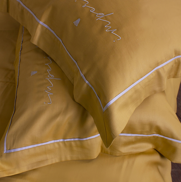 Фото - Простирадло двоспальне MirSon Imperial Satin Genoa 180х200 см (2200008581350)