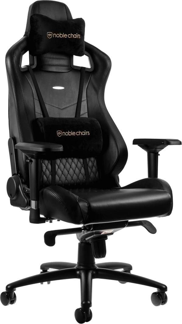 Фото - Кресло для геймеров Noblechairs EPIC Real Leather Black