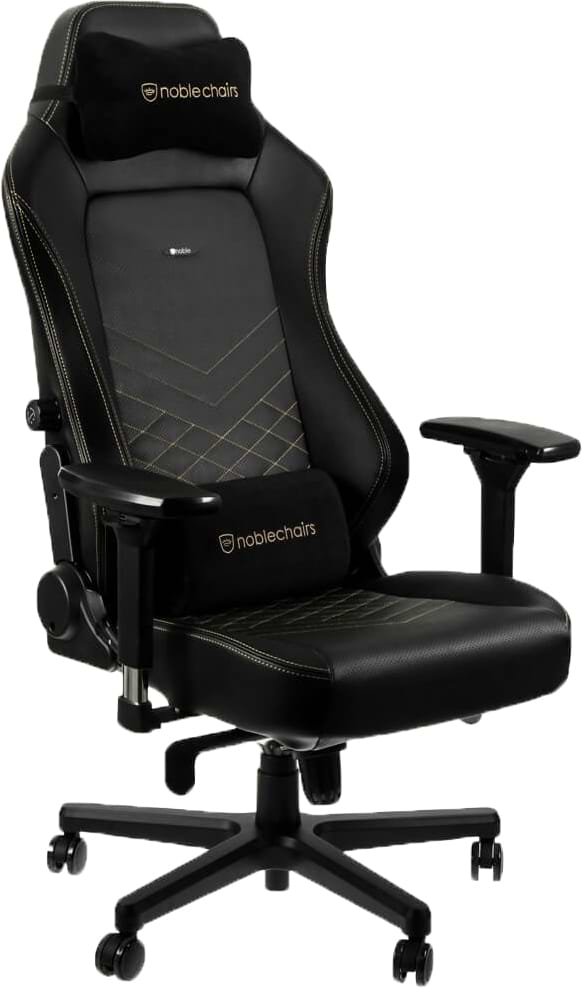 Фото - Крісло для геймерів Noblechairs HERO Black/Gold