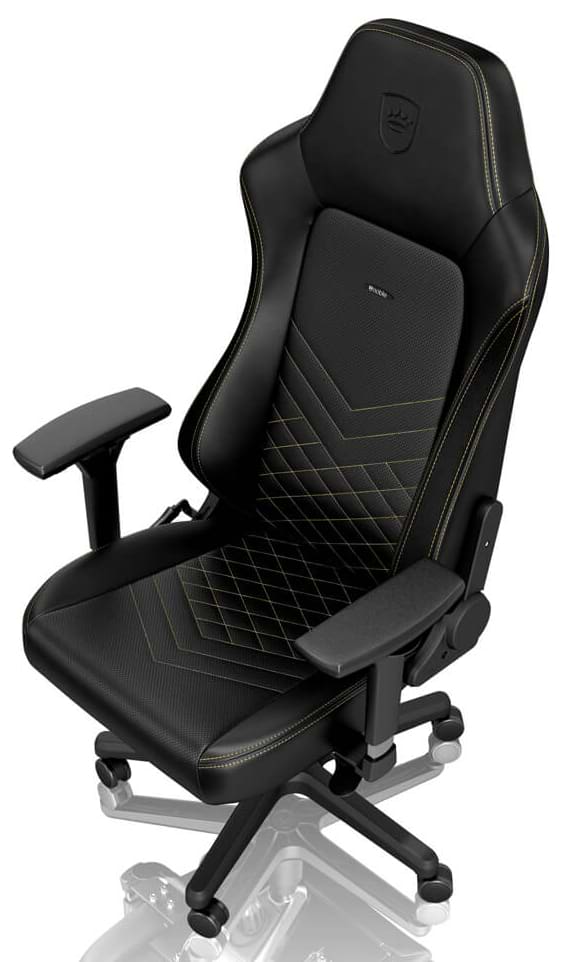 Фото - Крісло для геймерів Noblechairs HERO Black/Gold