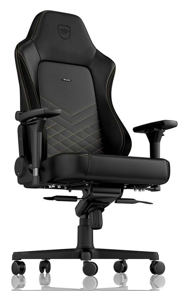 Фото - Крісло для геймерів Noblechairs HERO Black/Gold