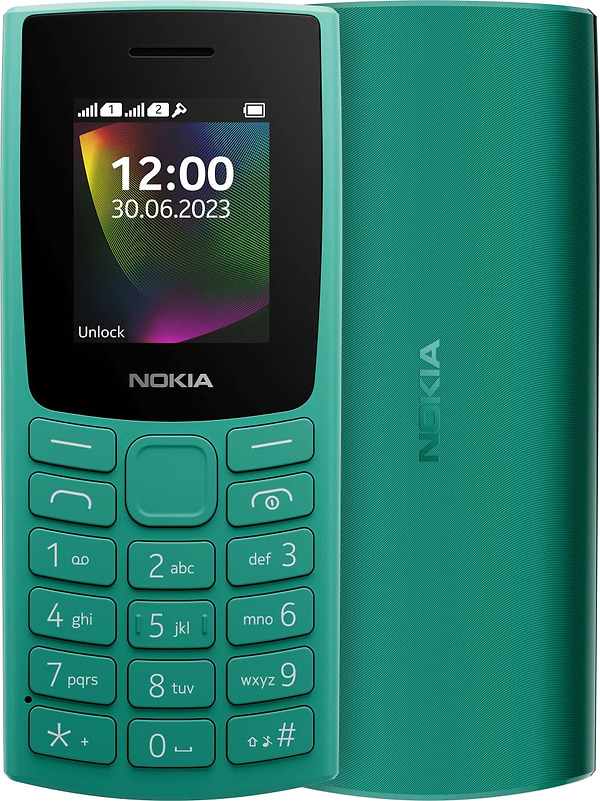 Фото - Уцінка - Мобільний телефон Nokia 105 DS 2023 Cyan