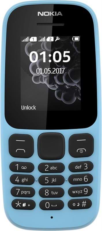 Фото - Мобільний телефон Nokia 105 New Dual Sim Blue