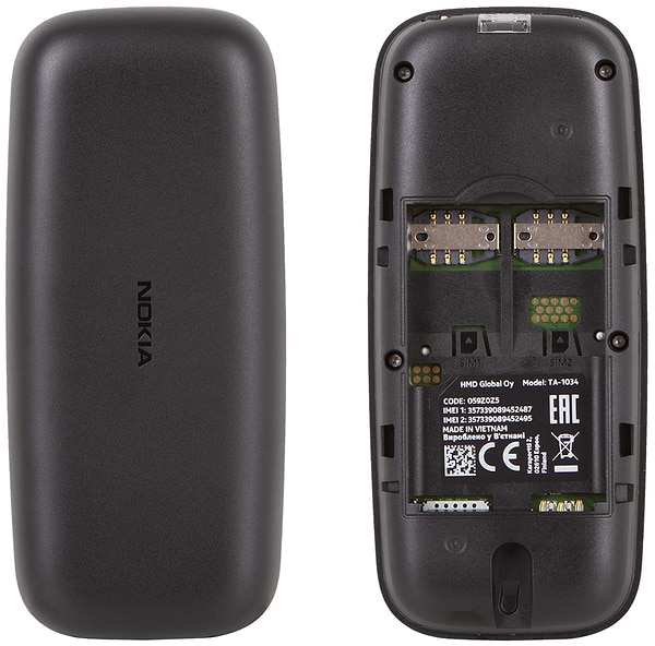 Фото - Мобильный телефон Nokia 105 New Dual Sim Black