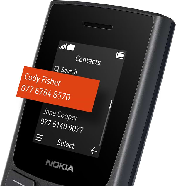 Фото - Мобільний телефон Nokia 110 DS 2023 Charcoal
