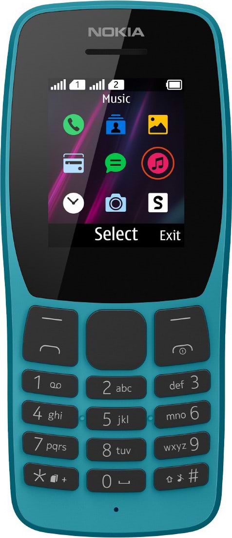 Фото - Мобільний телефон Nokia 110 DS Ocean Blue