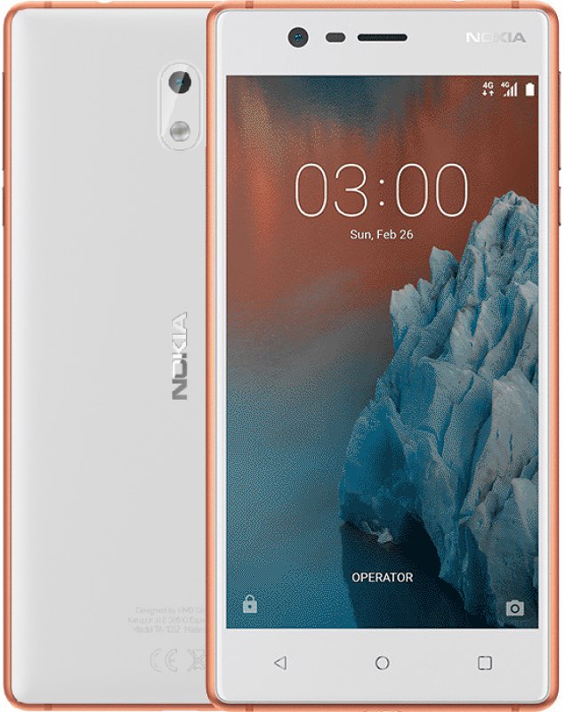 Фото - Смартфон Nokia 3 Dual Sim Copper White