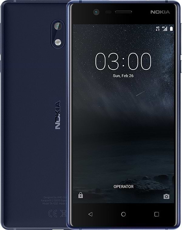 Фото - Смартфон Nokia 3 Dual Sim Tempered Blue