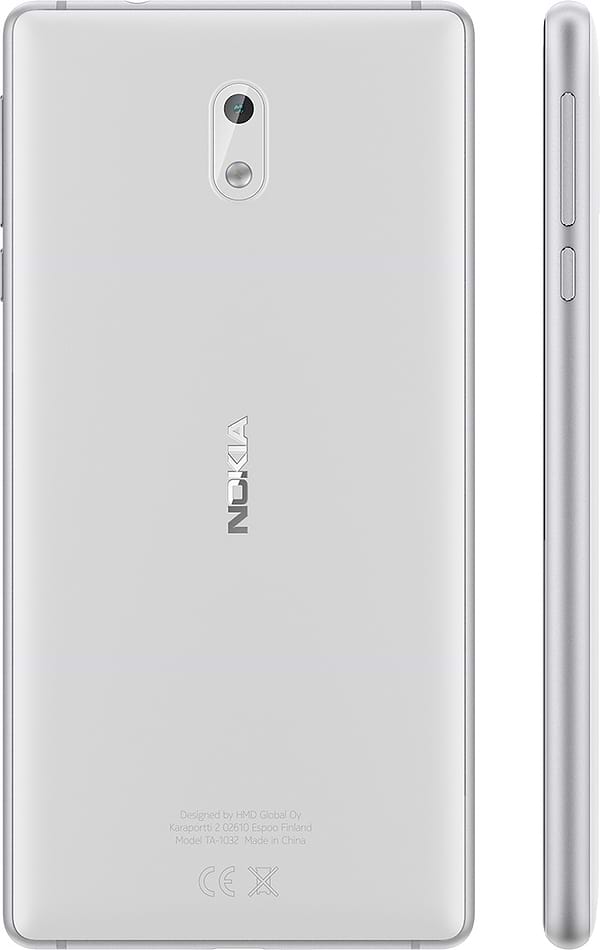 Фото - Смартфон Nokia 3 Dual Sim Silver White