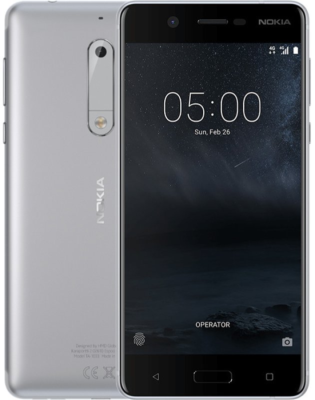 Фото - Смартфон Nokia 5 Dual Sim Silver White