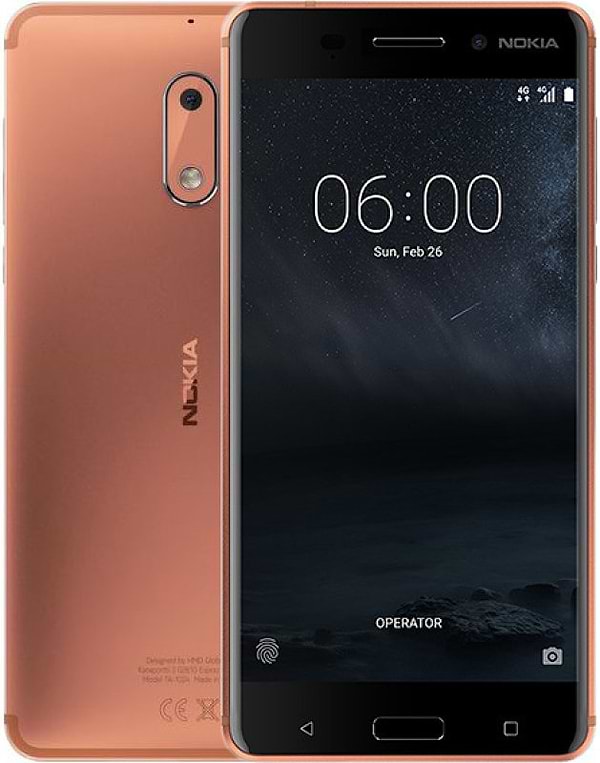 Фото - Смартфон Nokia 6 Dual Sim Copper