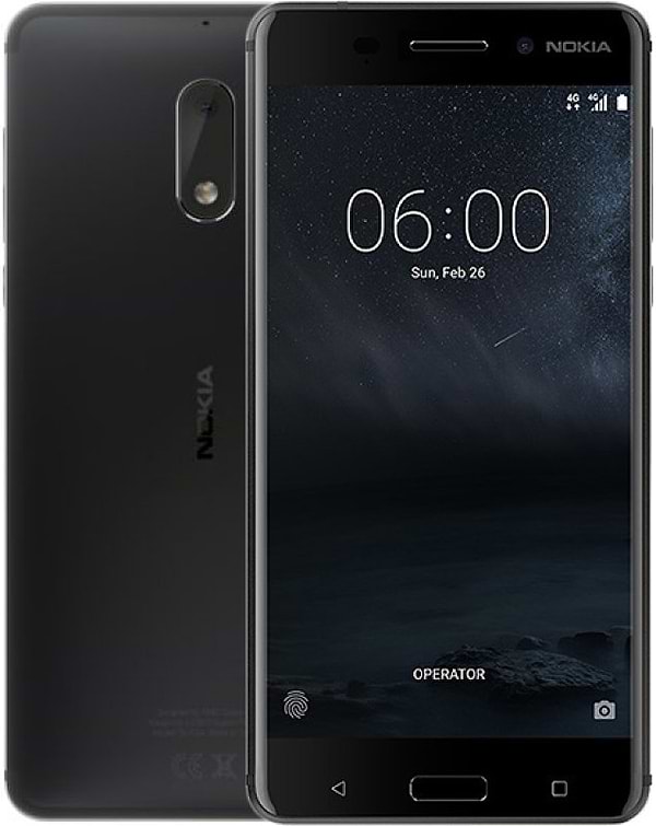 Фото - Смартфон Nokia 6 Dual Sim Matte Black