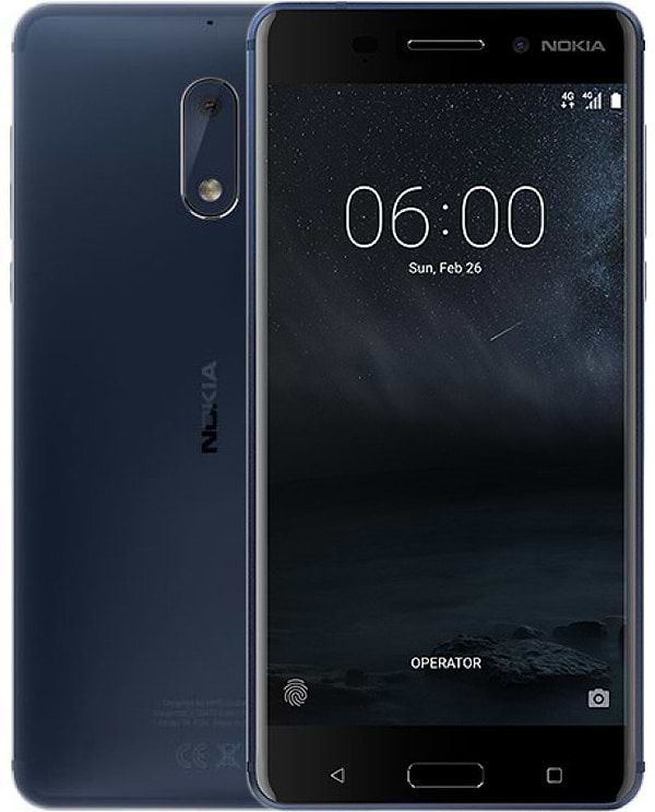 Фото - Смартфон Nokia 6 Dual Sim Tempered Blue