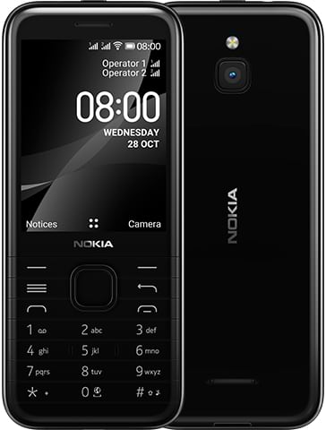 Фото - Мобільний телефон Nokia 8000 Dual Sim 4G Black