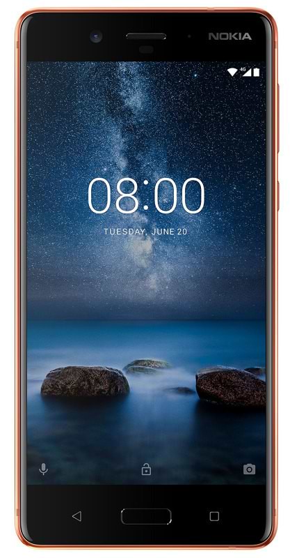 Фото - Смартфон Nokia 8 Dual Sim Copper White