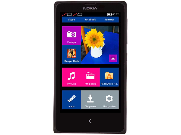 Фото - Смартфон Nokia X Dual Sim Black