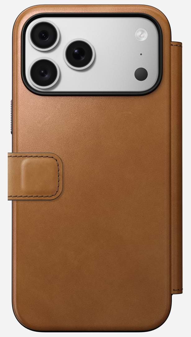 Чехол для смартфона Nomad Modern Leather Folio Case Camino English Tan for iPhone 18 Pro Max/17 Pro Max (NM009018858)
