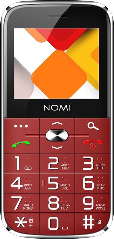Фото - Мобильный телефон Nomi i220 Red