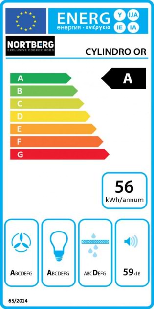 Фото - Витяжка декоративна NORTBERG Cylindro OR Inox 40