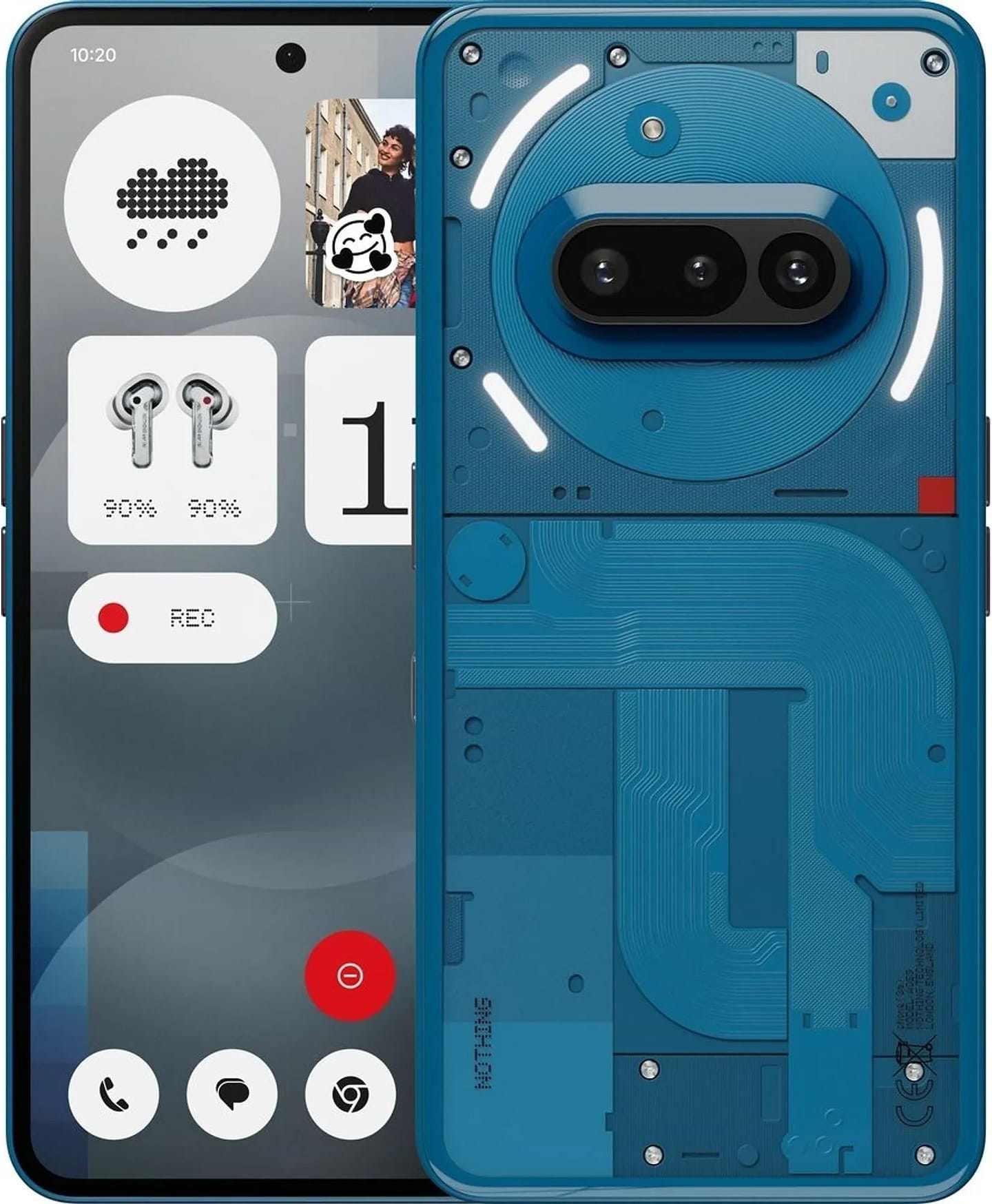 Смартфон Nothing Phone (3a) 12/256GB Blue