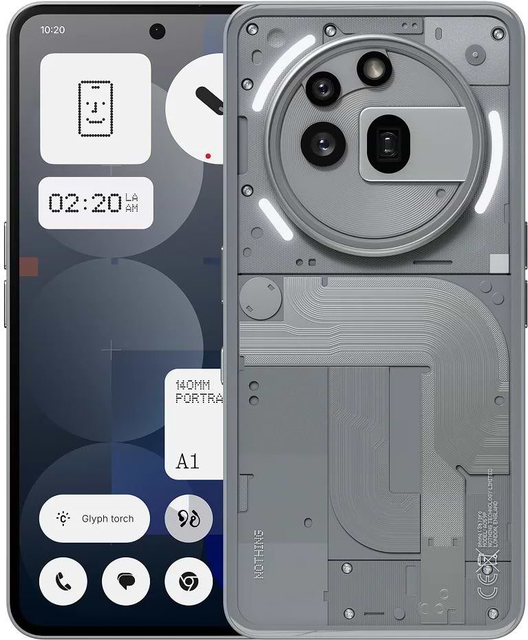 Смартфон Nothing Phone (3a) Pro 12/256GB Grey