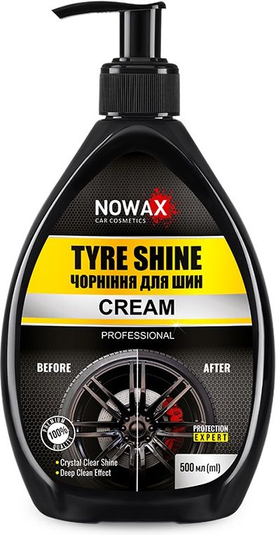 Засіб для шин NOWAX Чорніння Tyre Shine Cream, 500ml (NX50150)