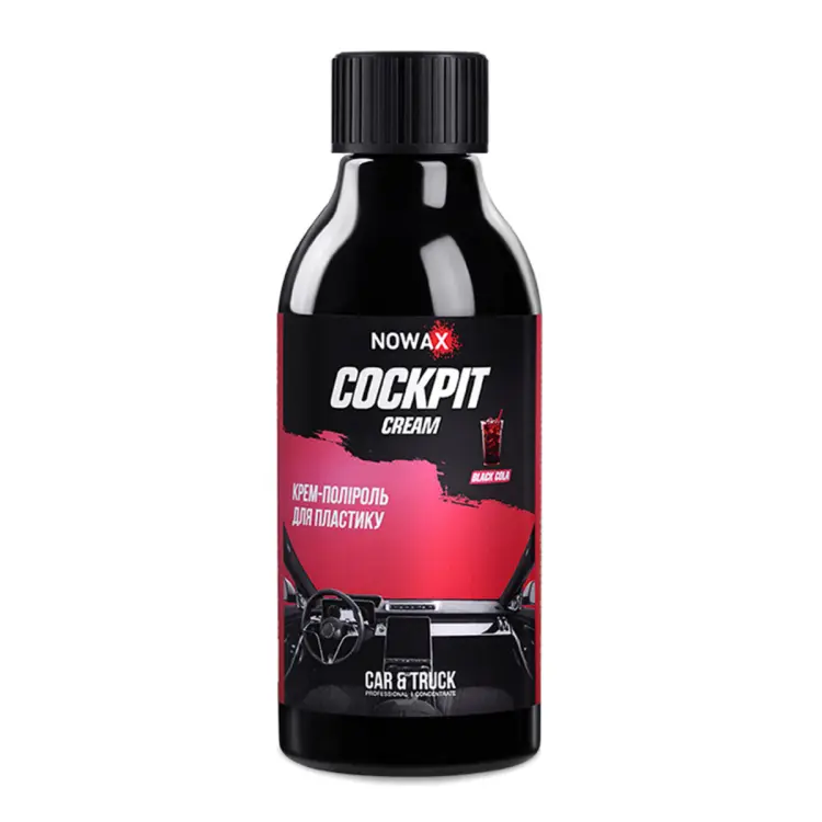Полироль для авто NOWAX Cockpit Cream Black Cola 280 мл (NX86941)