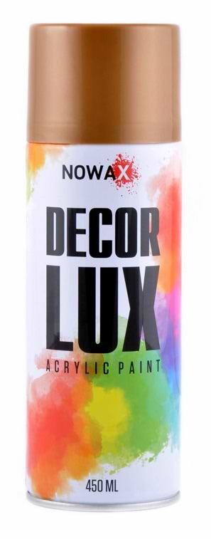 Фарба для авто NOWAX Spray 450 мл золотий металік (NX65043)