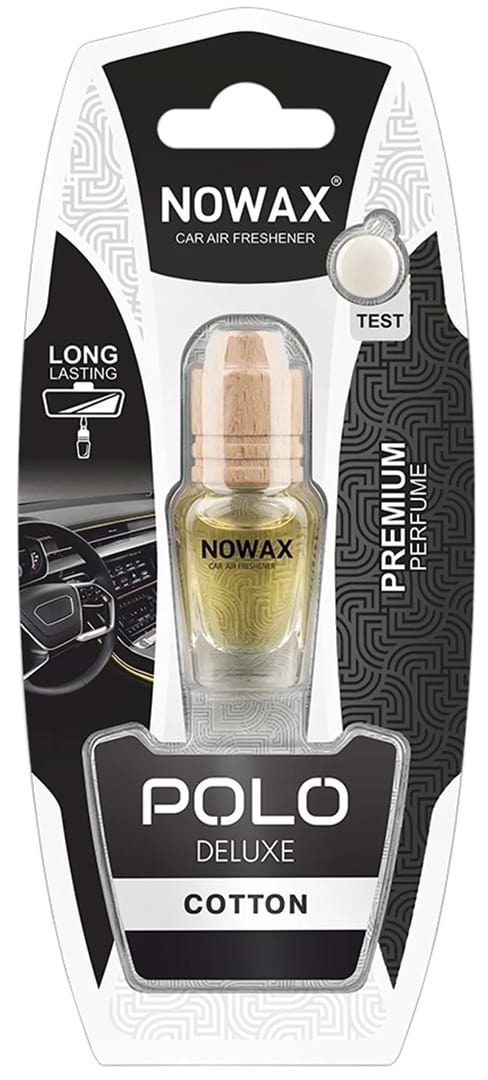 Ароматизатор для авто NOWAX Polo Deluxe 7 ml - Cotton (NX07816)