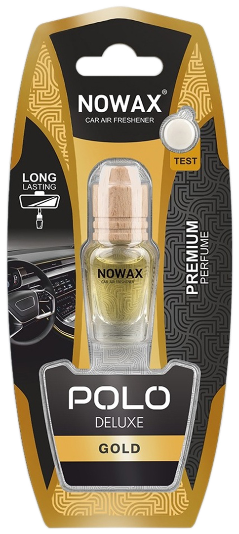 Ароматизатор для авто NOWAX Polo Deluxe 7 ml - Gold (NX07818)