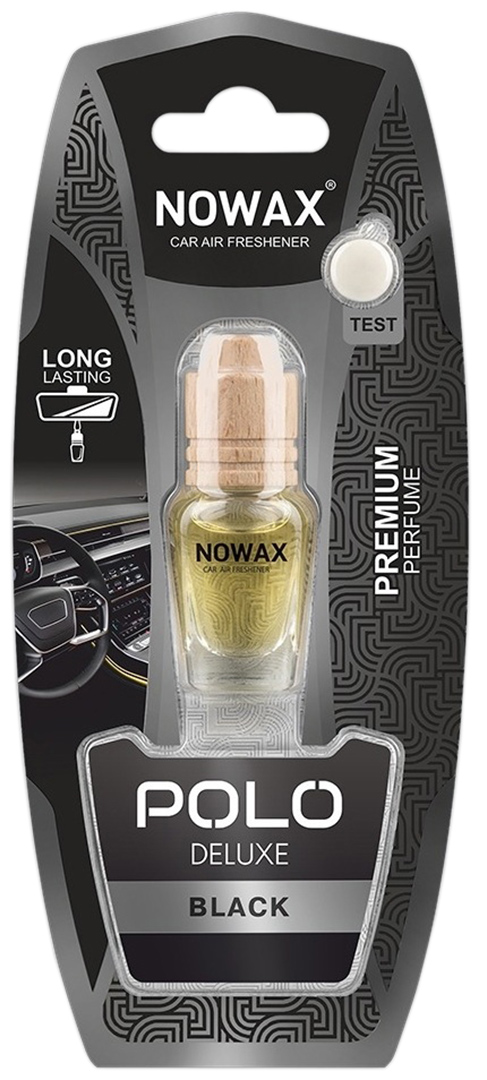 Ароматизатор для авто NOWAX Polo Deluxe 7 ml - Black (NX07815)
