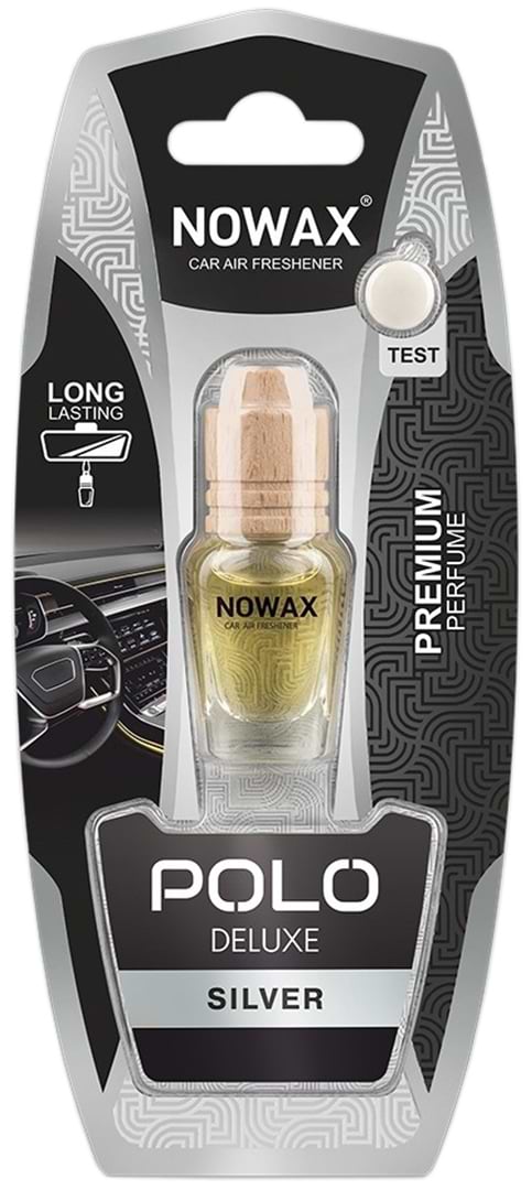 Ароматизатор для авто NOWAX Polo Deluxe 7 ml - Silver (NX07821)