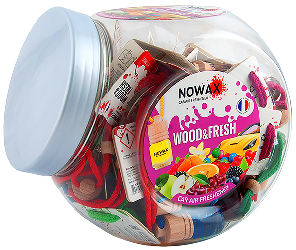 Фото - Ароматизатор для авто NOWAX MIX Wood&Fresh в колбі  (NX00105)