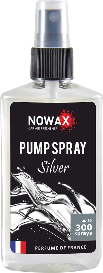 Фото - Ароматизатор для авто NOWAX PUMP SPRAY Silver 75 мл (NX07522)
