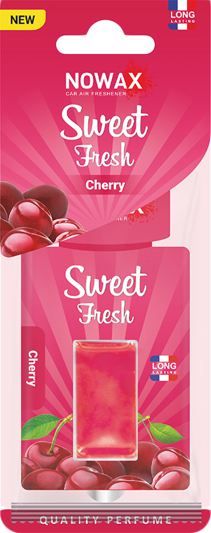 Фото - Ароматизатор для авто NOWAX мембранный Sweet Fresh NEW Cherry (NX00124)