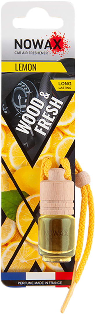 Ароматизатор для авто NOWAX Wood&Fresh Lemon 5 мл (NX07706)
