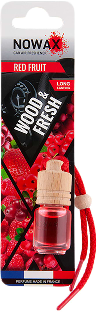 Фото - Ароматизатор для авто NOWAX Wood&Fresh Red Fruits 5 мл (NX07710) Фото - Ароматизатор для авто NOWAX Wood&Fresh Red Fruits 5 мл (NX07710)