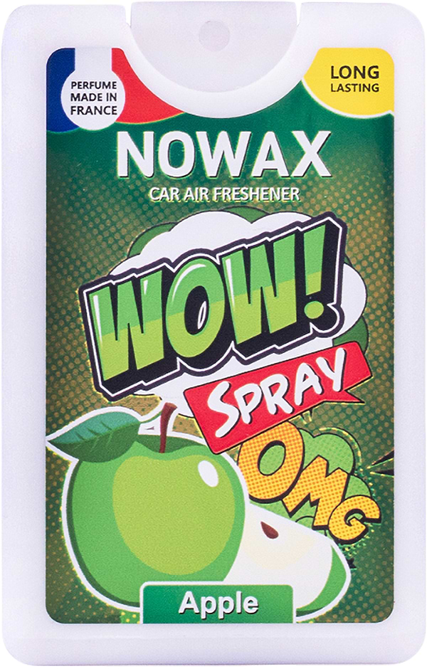 Фото - Ароматизатор для авто NOWAX с распылителем WOW Spray 18 мл Apple (NX00136)
