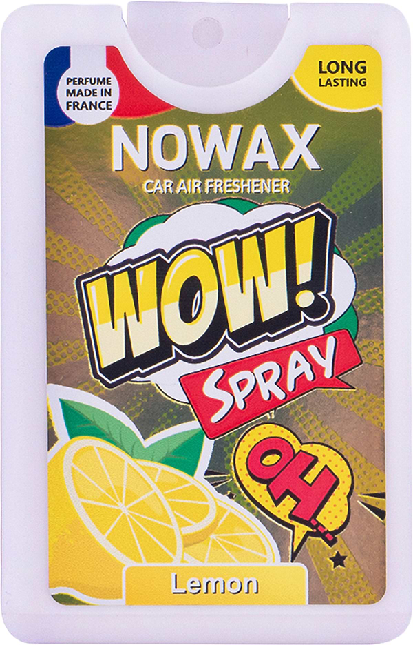 Фото - Ароматизатор для авто NOWAX с распылителем WOW Spray 18 мл Lemon (NX00140)