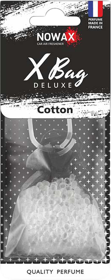 Фото - Ароматизатор для авто NOWAX полимерный X Bag DELUXE Cotton (NX07586)